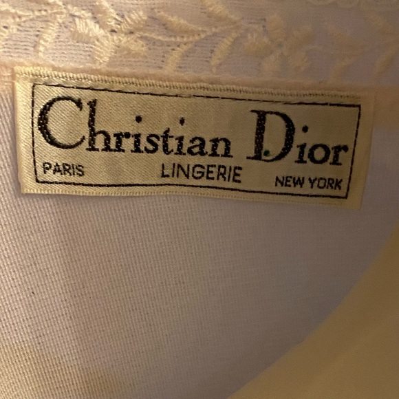Vintage Christian Dior nightgown Pink size small - Picture 6 of 10